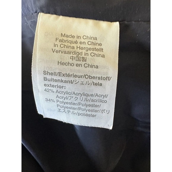 J. Crew Boyfriend Blazer Jacket Plaid Wool Blend J5658 Women's Size 14 - Picture 5 of 6